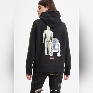 Levi's® X Star Wars Graphic Sport Black Hoodie Size M